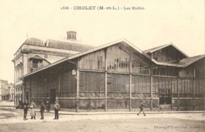 Les anciennes halles de Cholet, place Rougé