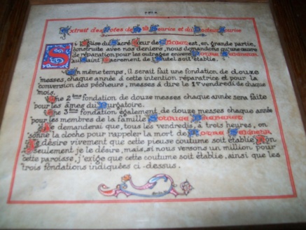 Extrait des notes de Mlle Sourice et du docteur Sourice