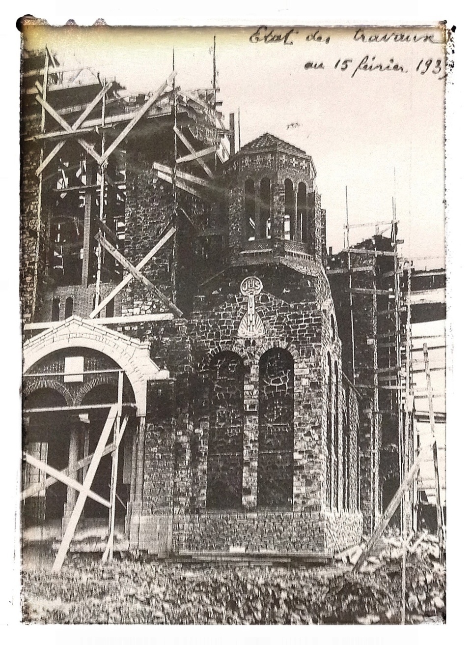 État du chantier sept mois avant le début de la guerre, 15 février 1939.