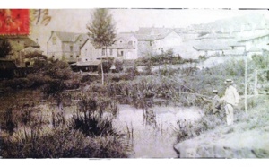 Les bords de Moine il y a un siècle : quand le centre ville avait des airs bucoliques