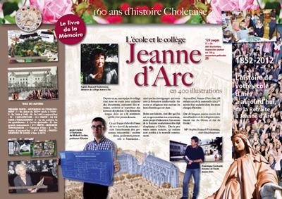 160 bougies et un livre pour Jeanne d'Arc... de Cholet 160 bougies et un livre pour Jeanne d'Arc... de Cholet