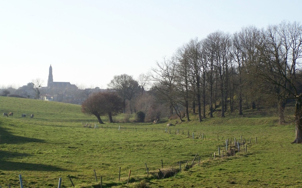 Vue de la campagne de Chambretaud