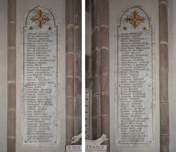 La Grande Guerre 14-18 en vitrail : Saint-Fulgent