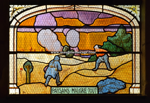 La Grande Guerre 14-18 en vitrail : Montbert