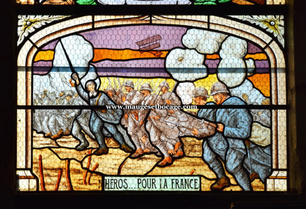 La Grande Guerre 14-18 en vitrail : Montbert