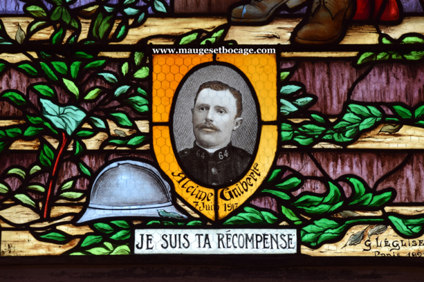 La Grande Guerre 14-18 en vitrail : Montbert