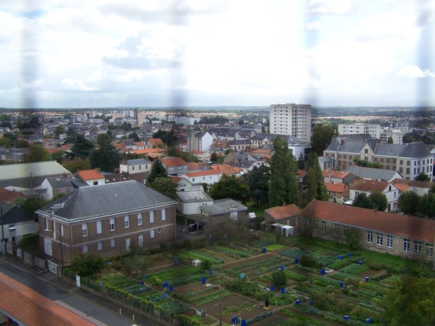 Vue vers Saint-Pierre, depuis la coupole du Sacré-Cœur