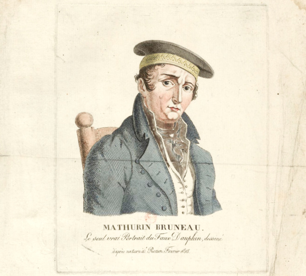 Portrait de Mathurin Bruneau, gravure à l'eau-forte (BnF)
