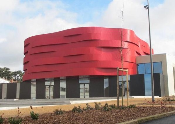 La façade du nouveau théâtre de Bressuire