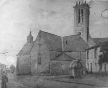 Villedieu-la-Blouère : quand l'église Saint Jean Baptiste était en construction...