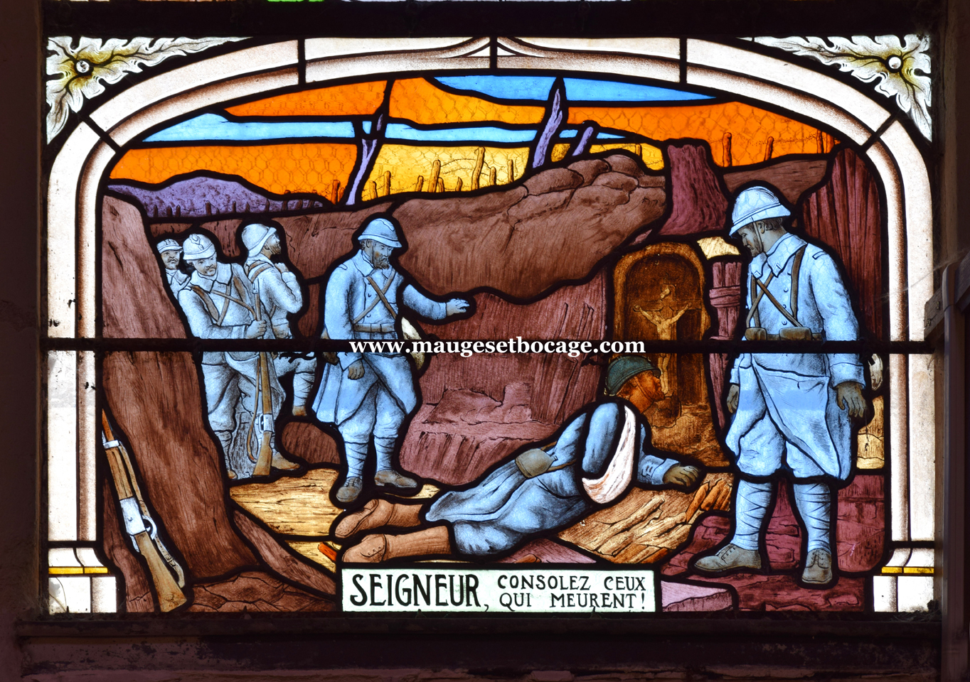 La scène de la verrière de la Champagne