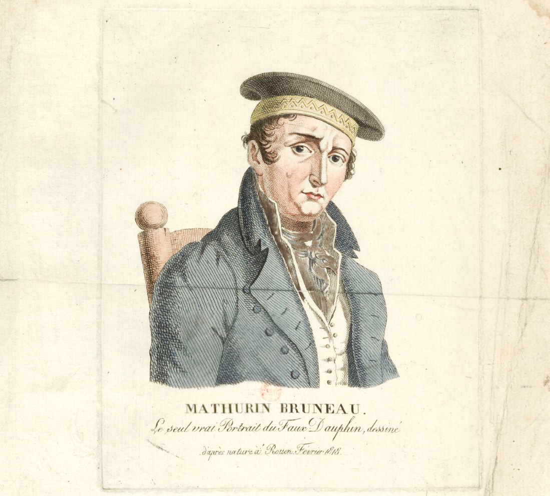 Portrait de Mathurin Bruneau, gravure à l'eau-forte (BnF)