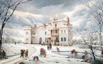 Neige sur le domaine de l'Etablière, par Raphaël Toussaint