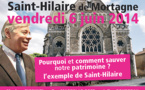 Guy Massin-Le Goff à la rescousse de nos églises en danger de mort ! Comment sauver l'église Saint-Hilaire de Mortagne !
