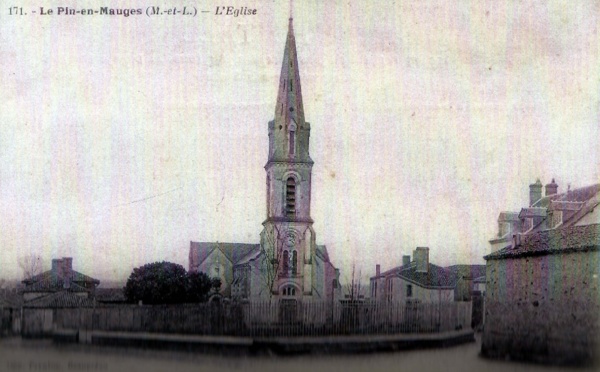 Le Pin-en-Mauges. L’histoire de l’église : Pourquoi Saint Pavin a-t-il remplacé la Sainte Vierge ?