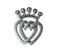 Broche argent Cœur vendéen