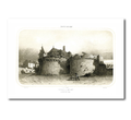 Gravure de l'Album vendéen – Le château d'Ancenis