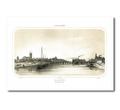 Gravure de l'Album vendéen – Vue d'Angers