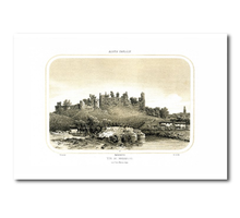 Gravure de l'Album vendéen – Vue de Bressuire